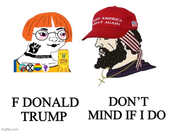image tagged in clever comebacks,lol,virgin vs chad | made w/ Imgflip meme maker
