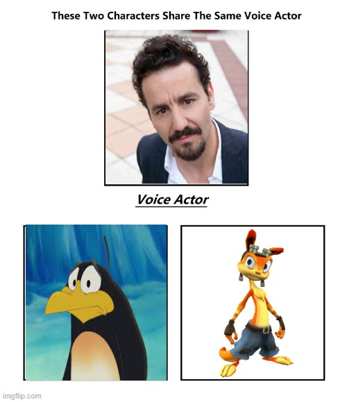 Max Casella | image tagged in same voice actor,max casella,the little mermaid,jak and daxter,playstation,disney | made w/ Imgflip meme maker