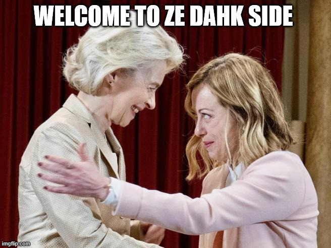 welcome to ze dahk side | made w/ Imgflip meme maker