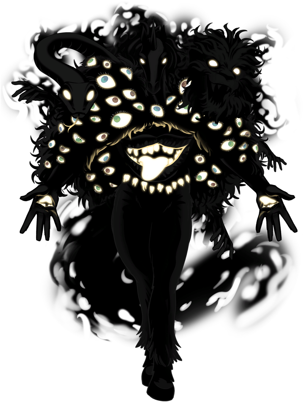 nightmare from that dahtay game Blank Meme Template