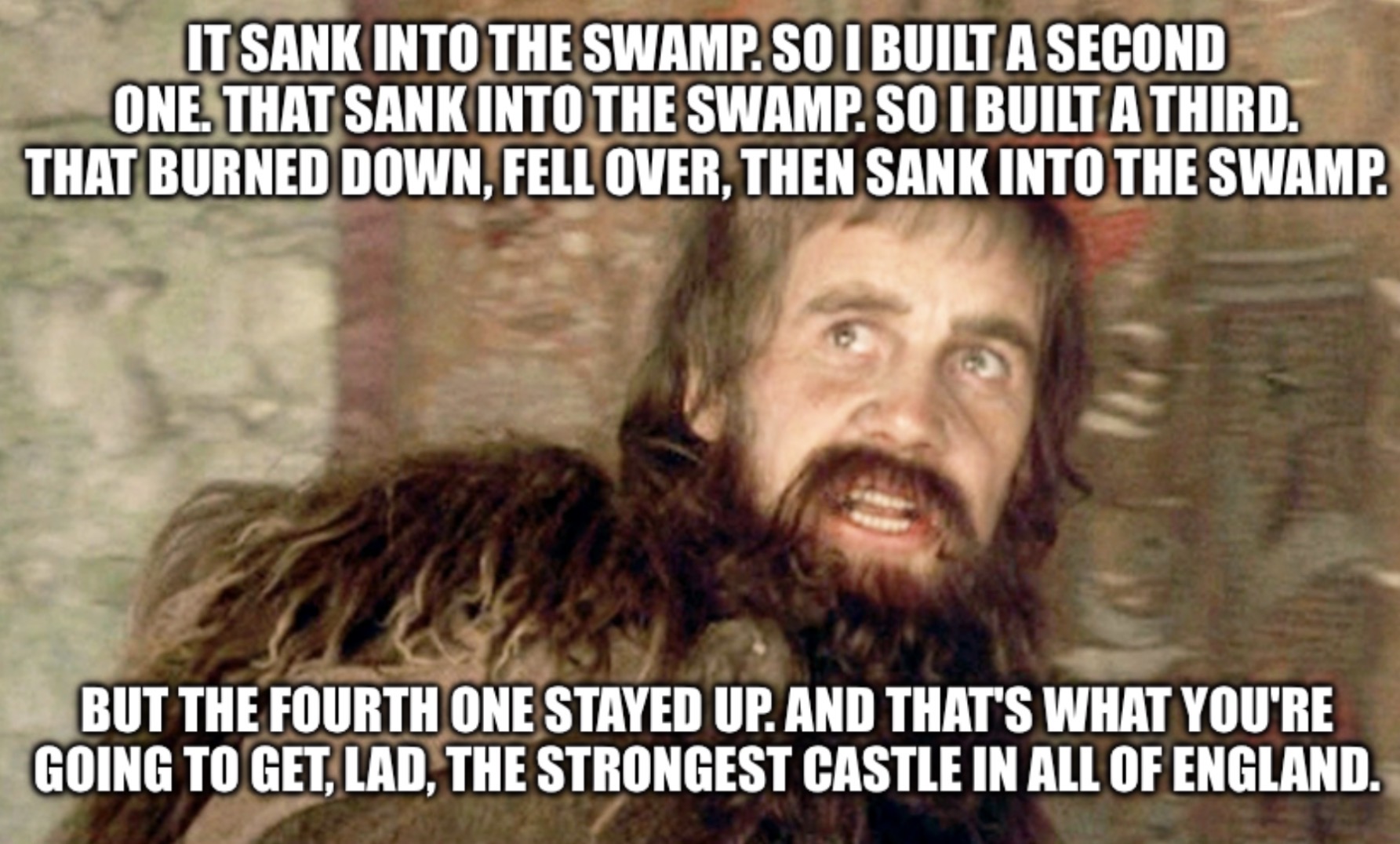 It Sank Into The Swamp Blank Meme Template