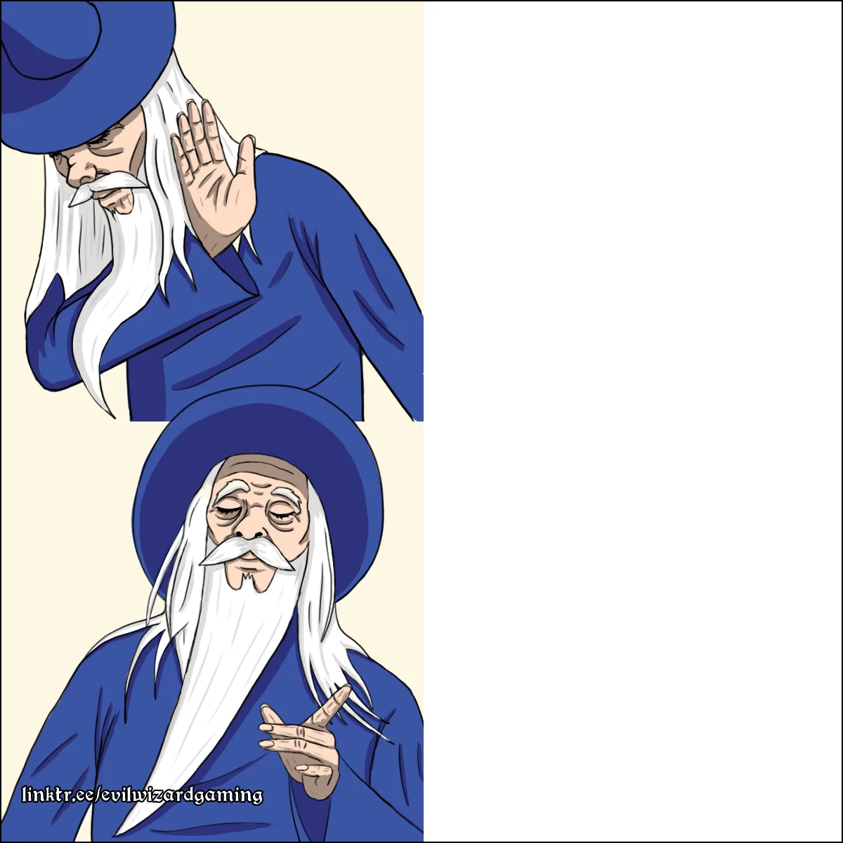 Wizard Drake Blank Meme Template