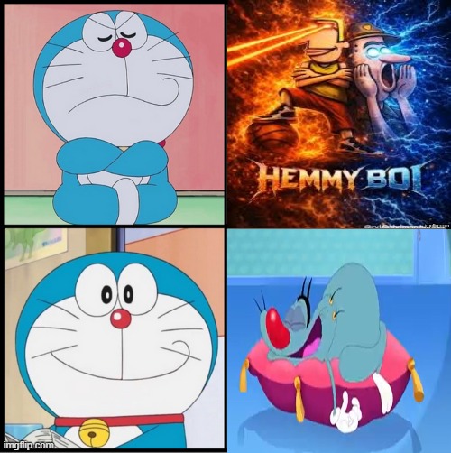OGGY'S COUSIN DORAEMON | image tagged in ruin this fill in meme 554 | made w/ Imgflip meme maker