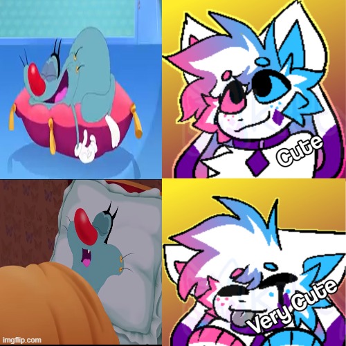 Seeing myself sleeping is so cute | image tagged in crystal sprinkles reacts to something cute | made w/ Imgflip meme maker