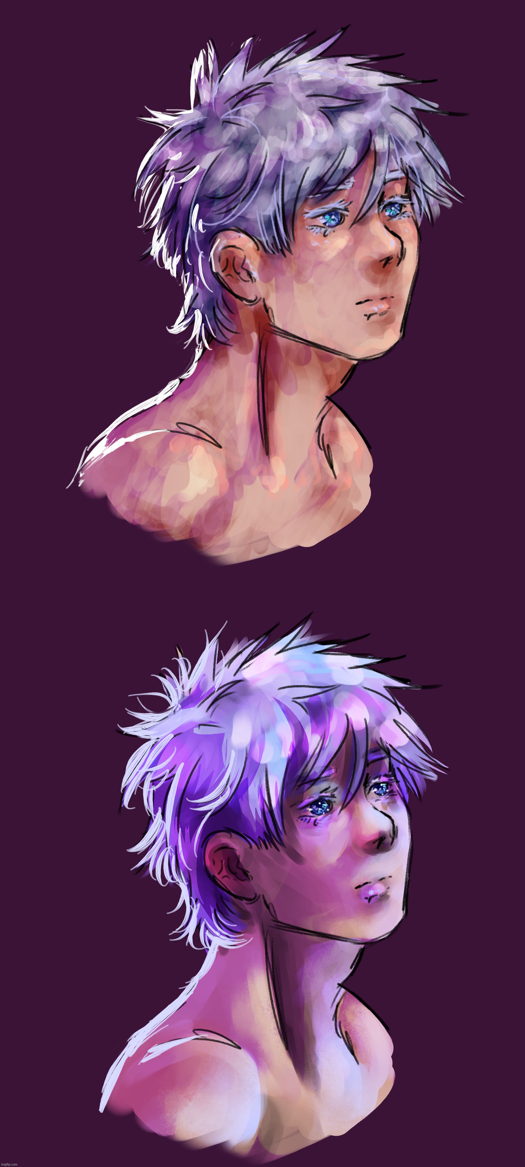 same sketch with different rendering styles | made w/ Imgflip meme maker