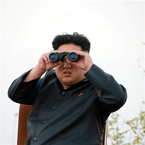 Binocular baby Blank Meme Template