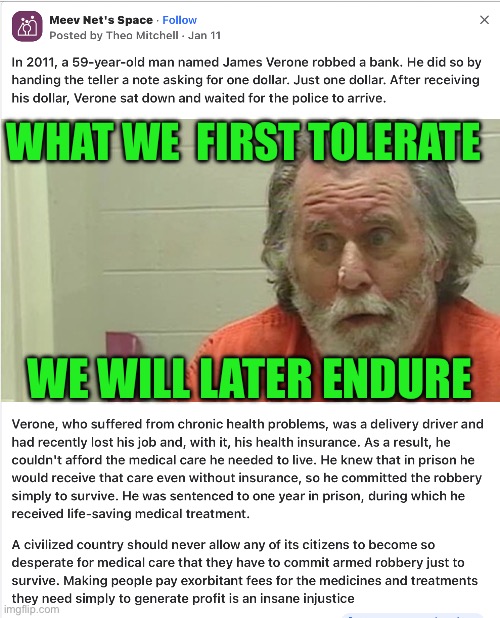 IMG_8925.jpeg | What we  first tolerate; We will later endure | image tagged in img_8925 jpeg | made w/ Imgflip meme maker