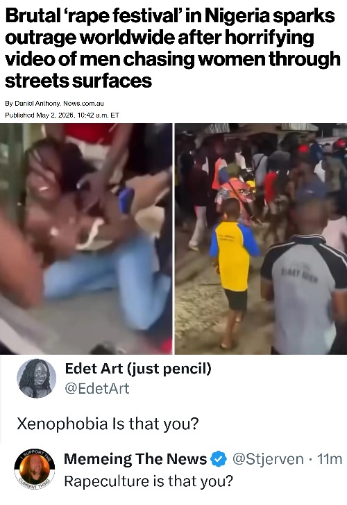 image tagged in africa,nigeria,comments,rape culture | made w/ Imgflip meme maker