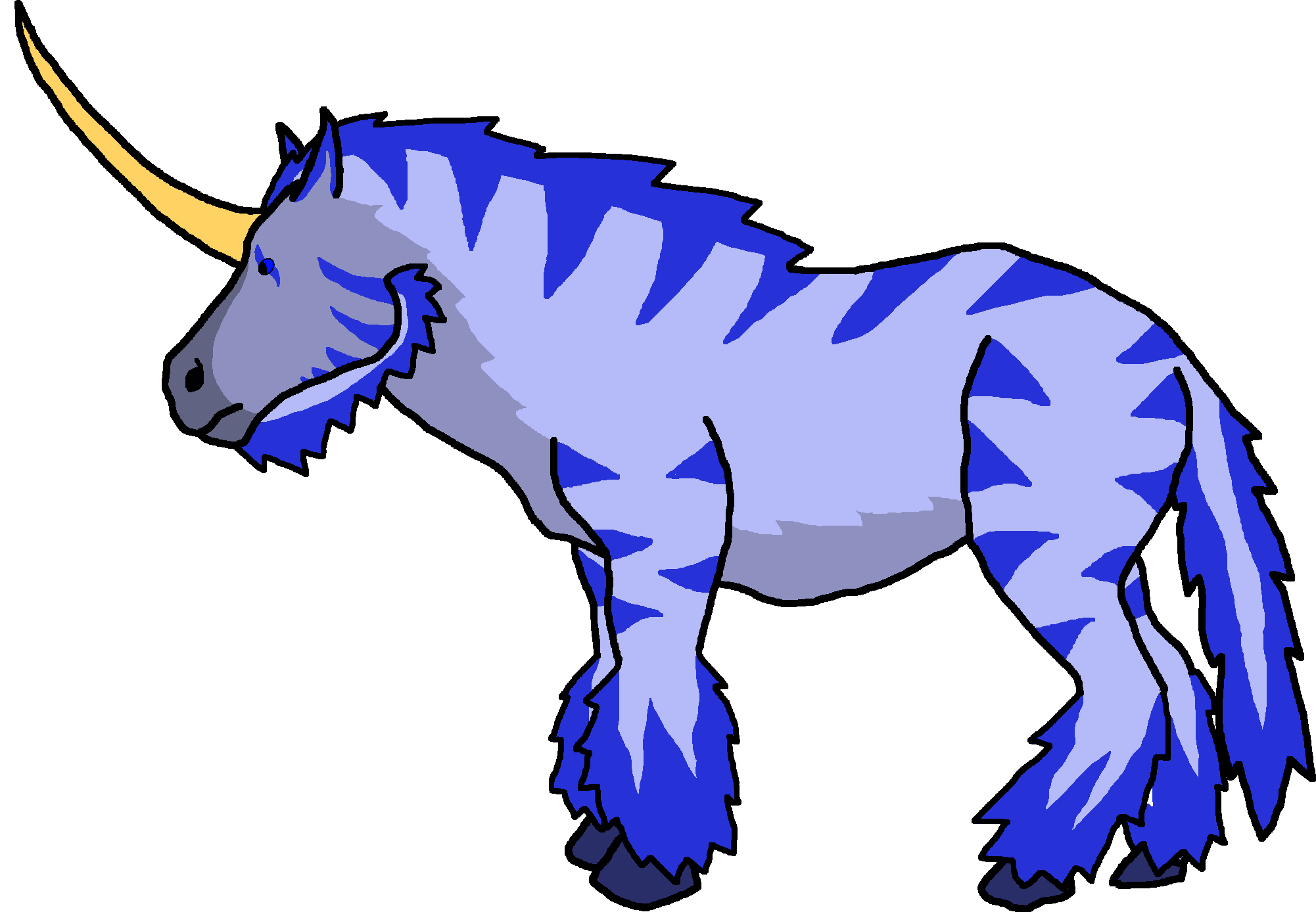 Male Ancient Unicorn (Paleoverse + EOIverse) Blank Meme Template