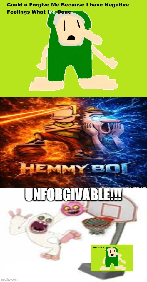 UNFORGIVABLE | UNFORGIVABLE!!! | image tagged in ruin this fill in meme 503 | made w/ Imgflip meme maker
