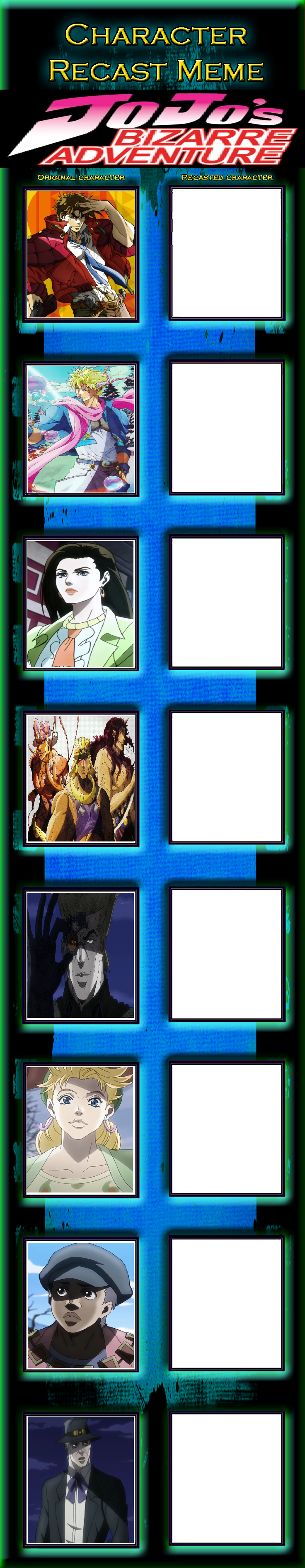Battle Tendancy Recast Blank Meme Template