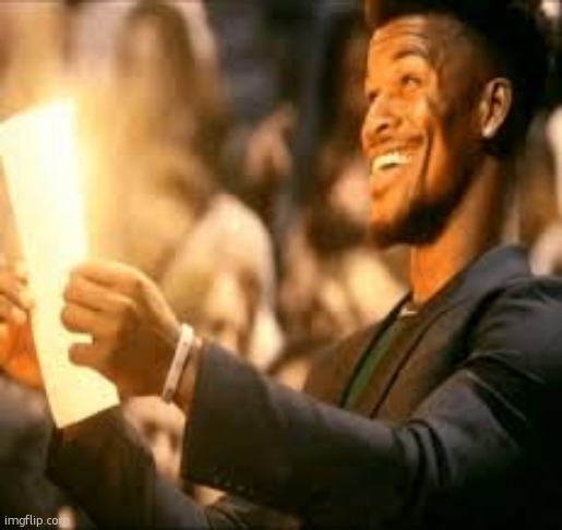 i opened lgbtq stream and the first thing i saw was a doctor nowhere reference | image tagged in jimmy butler happy | made w/ Imgflip meme maker
