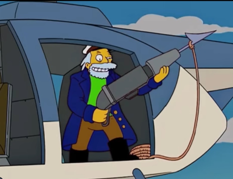 whale simpsons Blank Meme Template