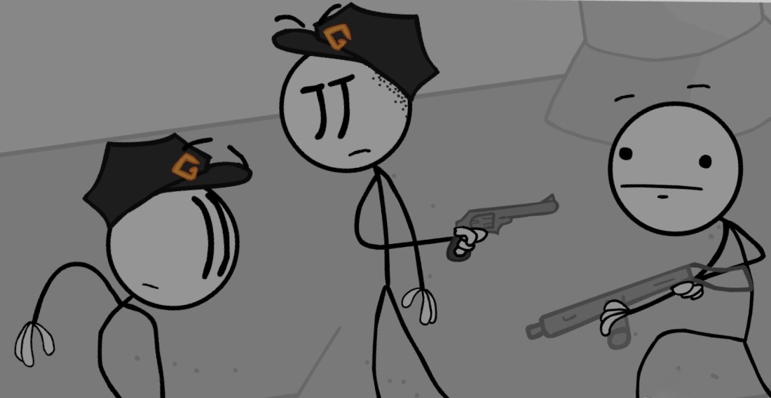 Regretful Stickman Blank Meme Template