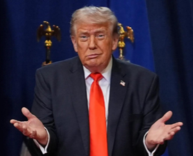 Trump shrug Blank Meme Template