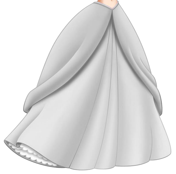Princess Ariel's White Skirt Blank Meme Template