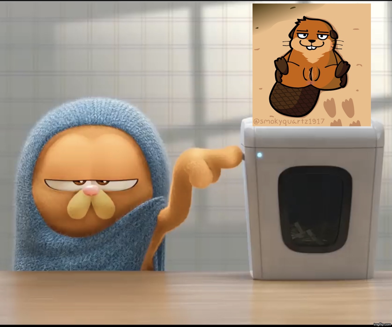Garfield's reject Disney Pixar hoppers rule 34 | image tagged in garfield's reject,rule 34,hoppers,garfield,deviantart,pixar | made w/ Imgflip meme maker