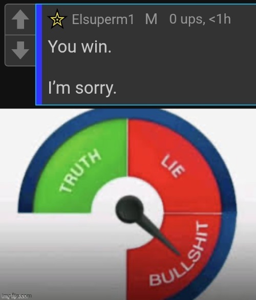 Which mod told him to apologize or get banned in MC cuz I KNOW his ass is NOT sorry for all the shit he did | image tagged in bullshit buzzer | made w/ Imgflip meme maker