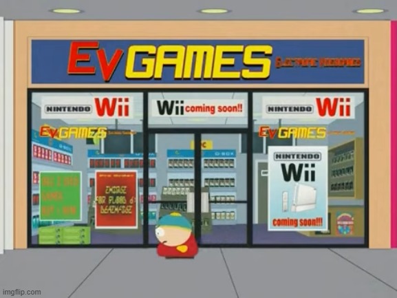 Cartman waiting for Wii Blank Meme Template