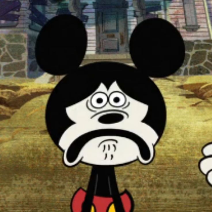 Sad Mickey Blank Meme Template
