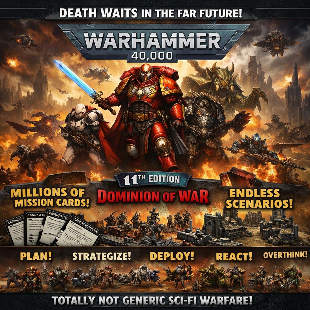 Warhammer 40,000 10th Edition Rules: https://gofile.io/d/9LvQTL Blank Meme Template