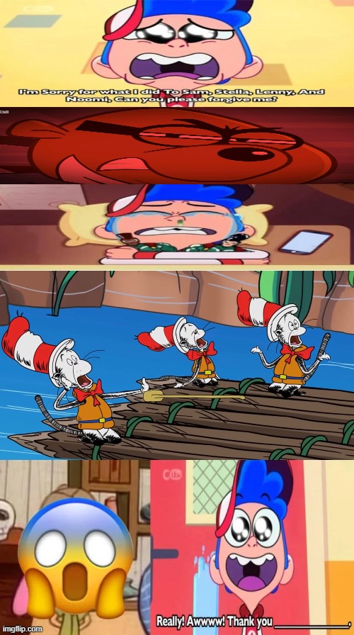 GUESS WHOS BACK AGAIN? | image tagged in what the he- | made w/ Imgflip meme maker