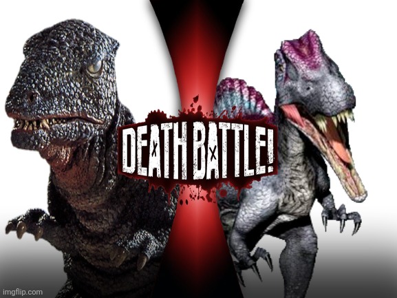 Gorosaurus vs. Spiny (Godzilla vs. Dinosaur king) | DEATH BATTLE | image tagged in godzilla,dinosaur king,death battle | made w/ Imgflip meme maker
