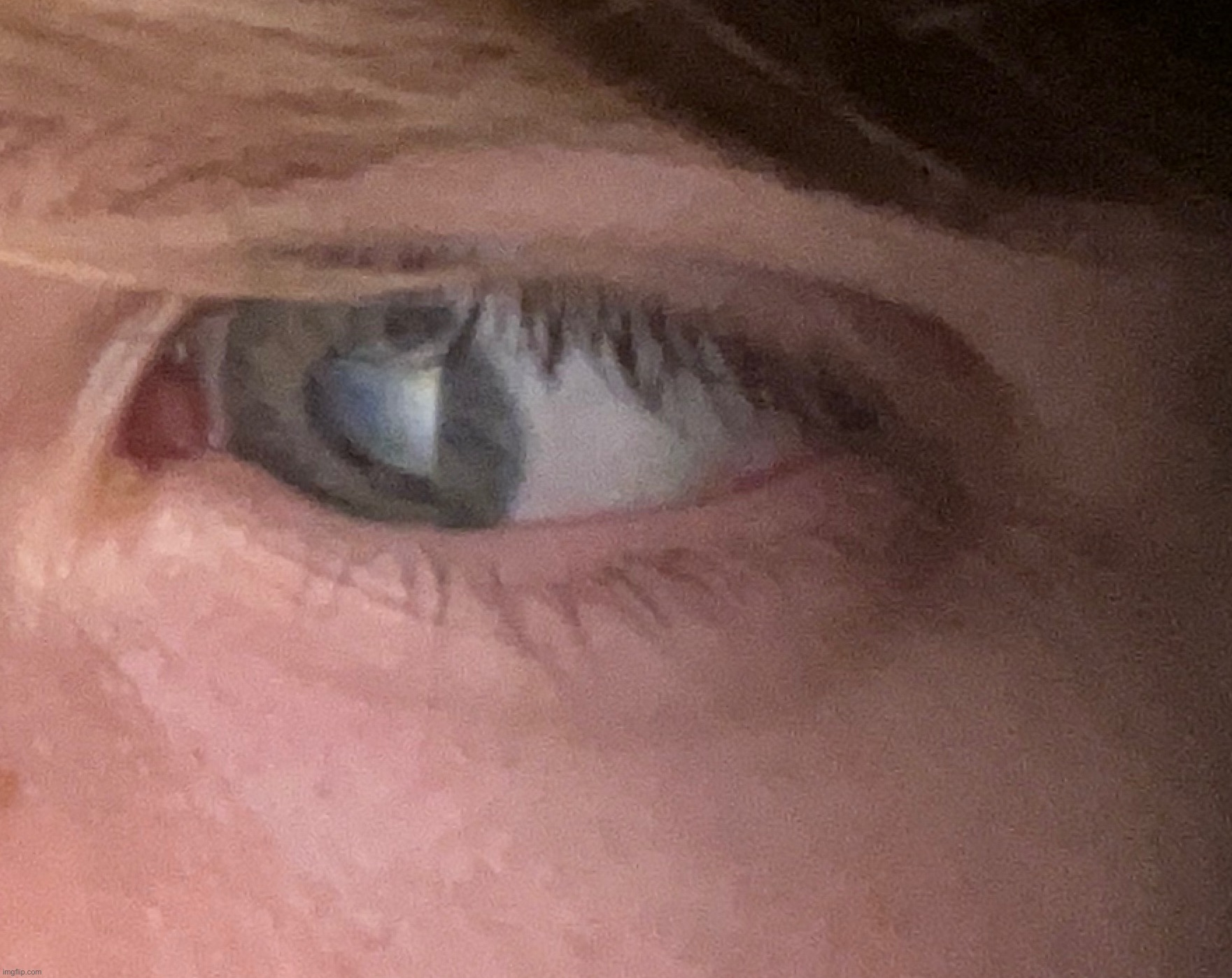 opinion on my eye | image tagged in i am totally not a femboy | made w/ Imgflip meme maker