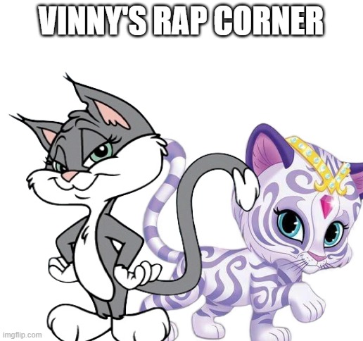 Blank White Template | vinny's rap corner | image tagged in blank white template | made w/ Imgflip meme maker