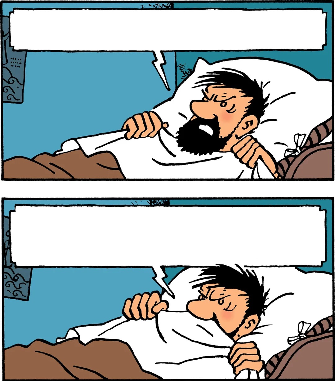Haddock Blank Meme Template