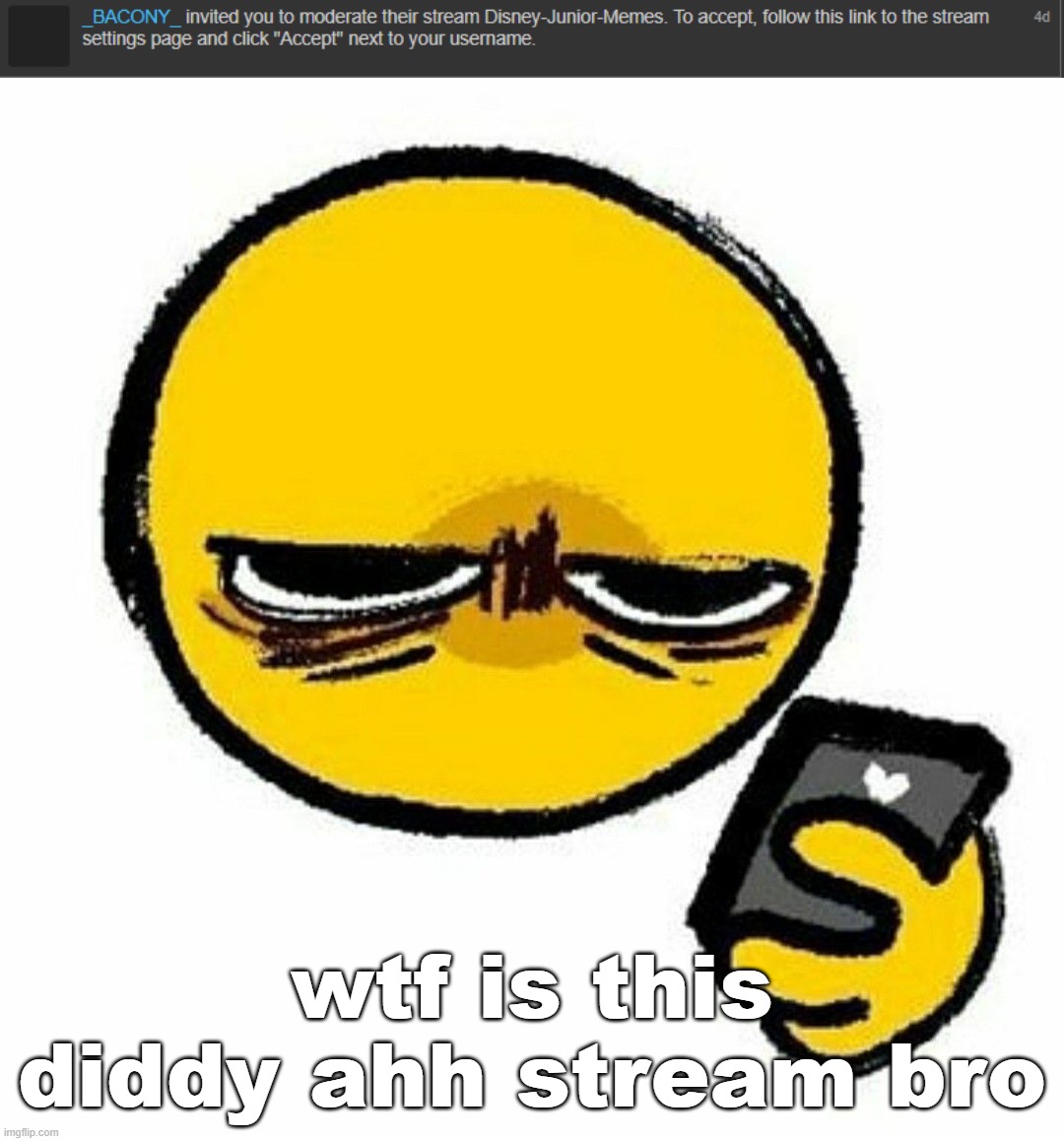 wtf is this diddy ahh stream bro | image tagged in kill me | made w/ Imgflip meme maker