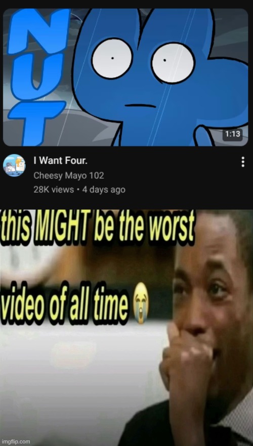 image tagged in this might be the worst video of all time | made w/ Imgflip meme maker