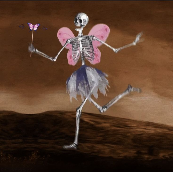 Fairy skeleton Blank Meme Template