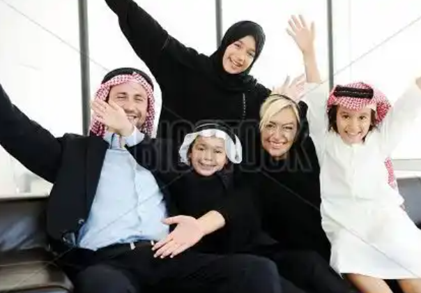 arab family Blank Meme Template