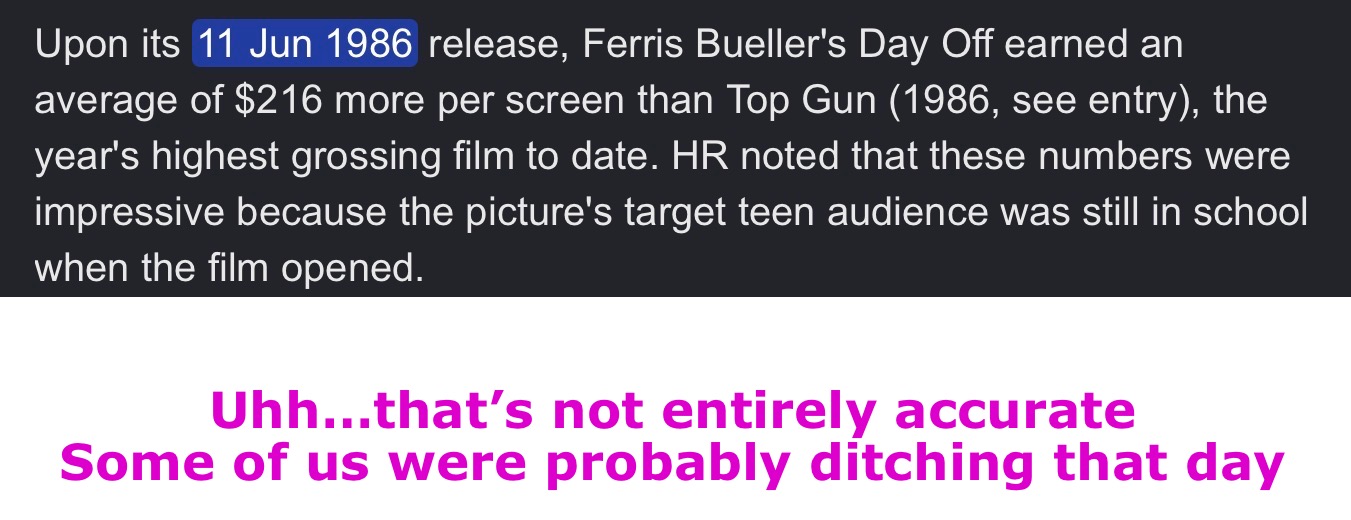 Uhh…that’s not entirely accurate
Some of us were probably ditching that day | made w/ Imgflip meme maker