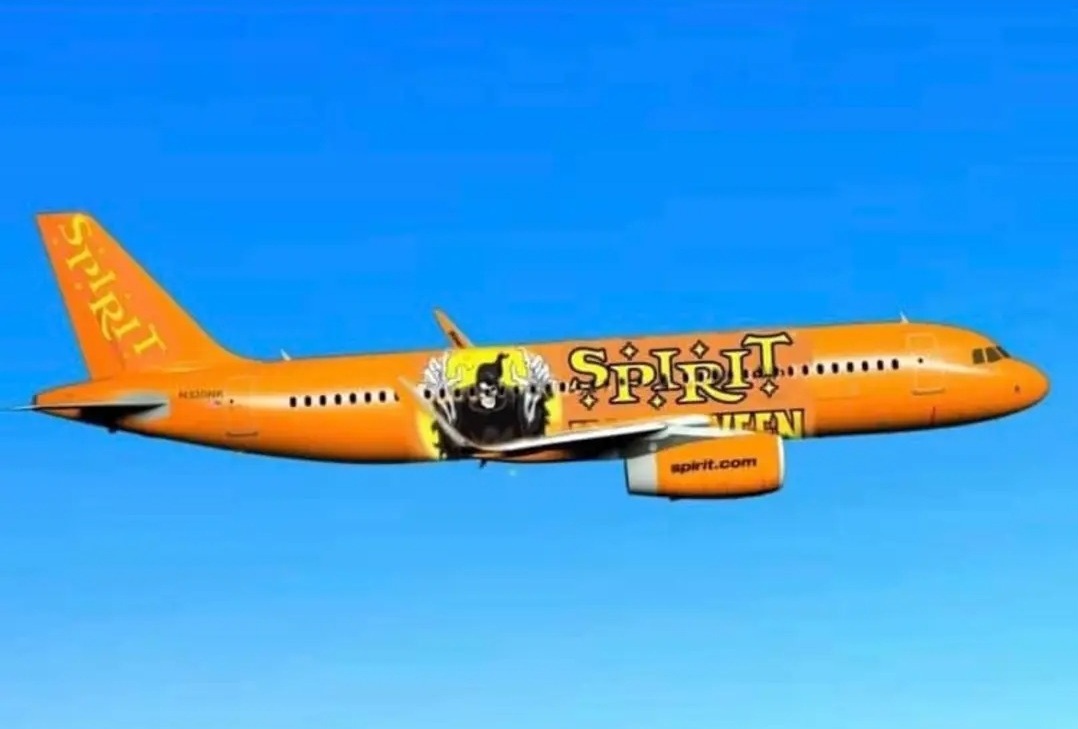 Spirit airlines Blank Meme Template