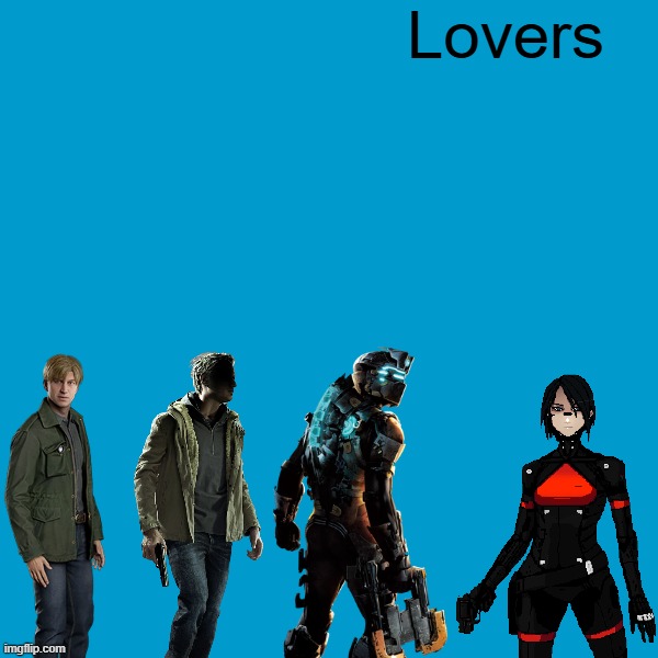 LOVERS | Lovers | image tagged in blank weezer blue album edit | made w/ Imgflip meme maker