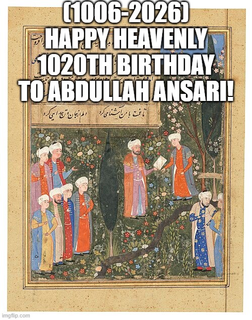 Abdullah Ansari's Heavenly 1020th Birthday! | (1006-2026)
Happy Heavenly 1020th Birthday
To Abdullah Ansari! | image tagged in abdullah ansari,inception,the ocean is thirsty,creepy condescending wonka | made w/ Imgflip meme maker