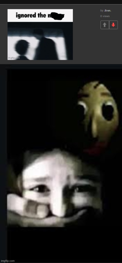 image tagged in baldi hush | made w/ Imgflip meme maker