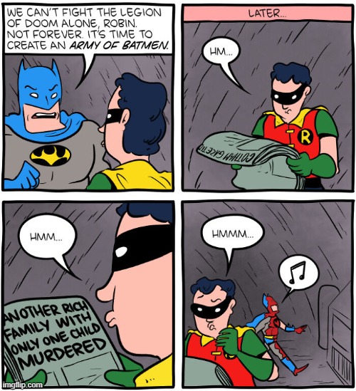 Army of Batmen | image tagged in batman,robin | made w/ Imgflip meme maker