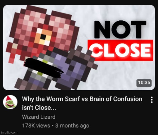 it looks like the brains touching the worm | made w/ Imgflip meme maker