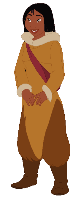 Nita in her Hair Down Blank Meme Template