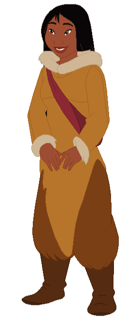 Nita in her Hair Down Blank Meme Template