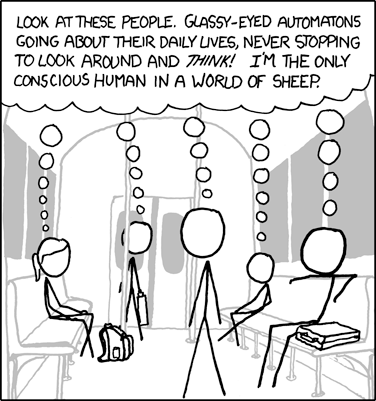 XKCD thought bubble Blank Meme Template