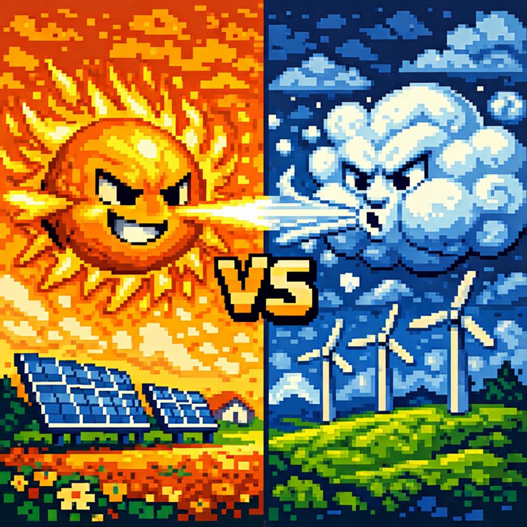 Sun verses wind Blank Meme Template