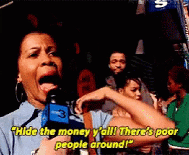Hide the money Blank Meme Template