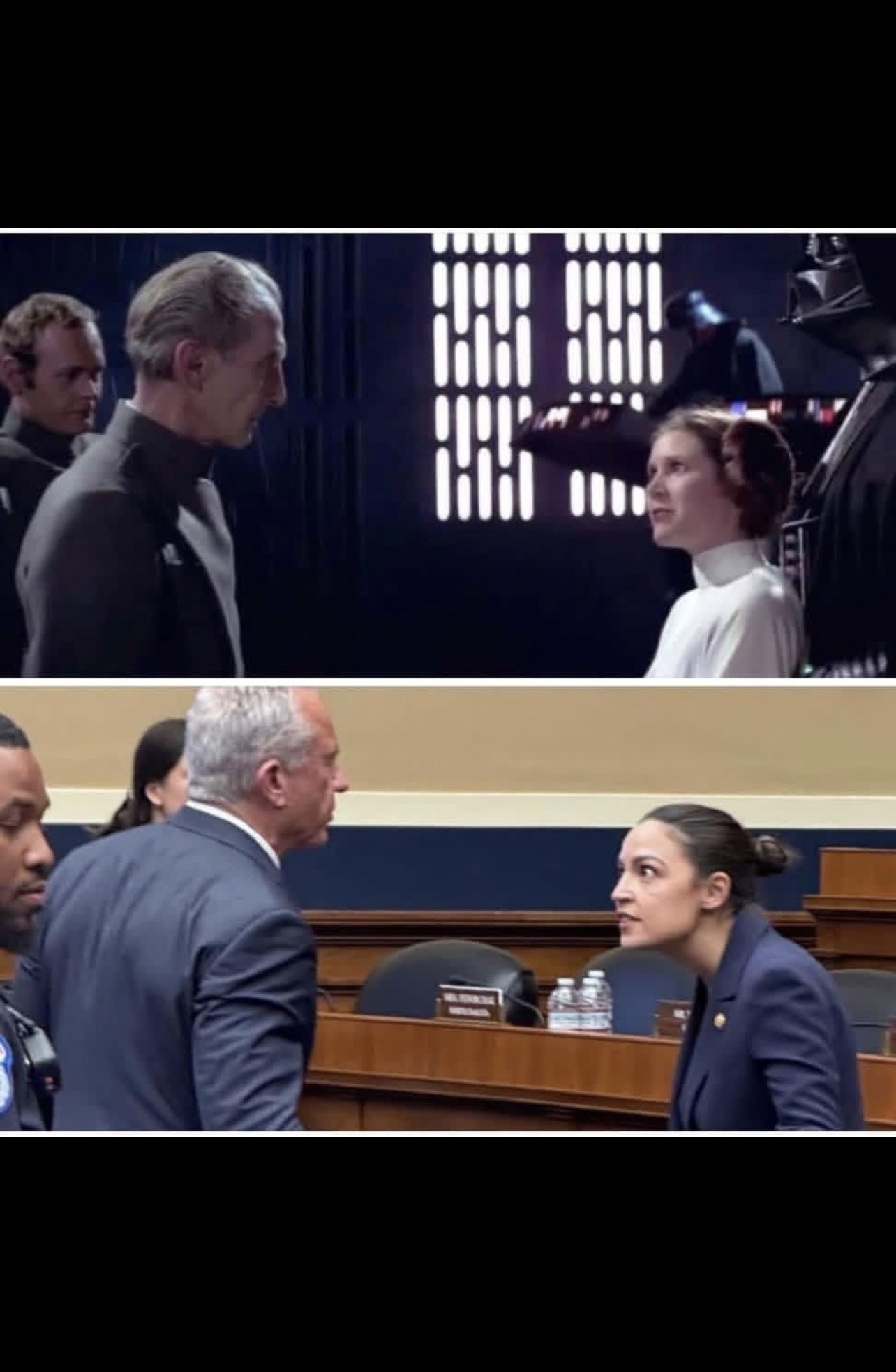 The Empire vs The Rebels Blank Meme Template