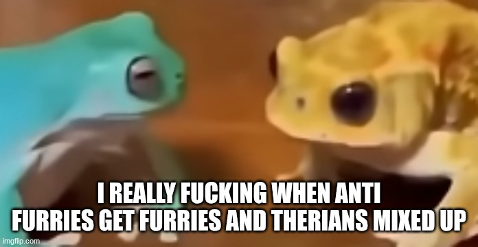 the fuck did you just say | I really fucking when anti furries get furries and therians mixed up | image tagged in the fuck did you just say | made w/ Imgflip meme maker
