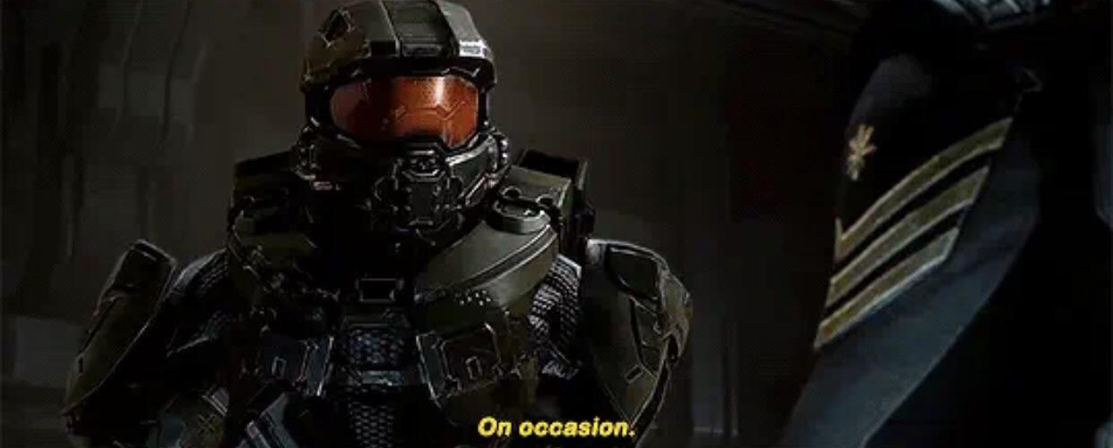 "On Occasion" Blank Meme Template