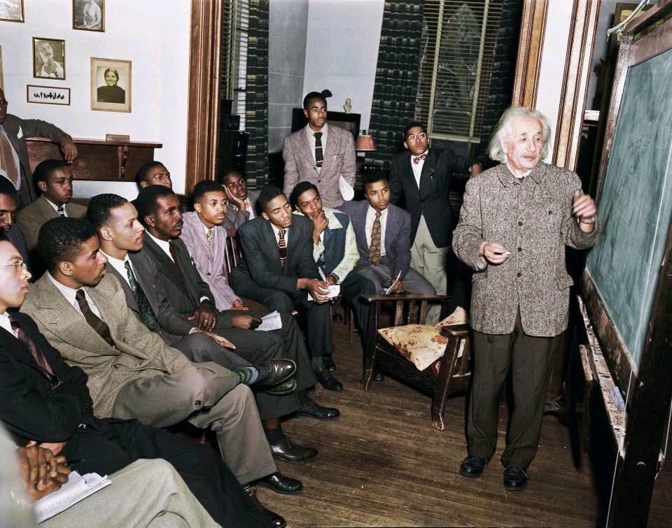 albert einstein teaching Blank Meme Template